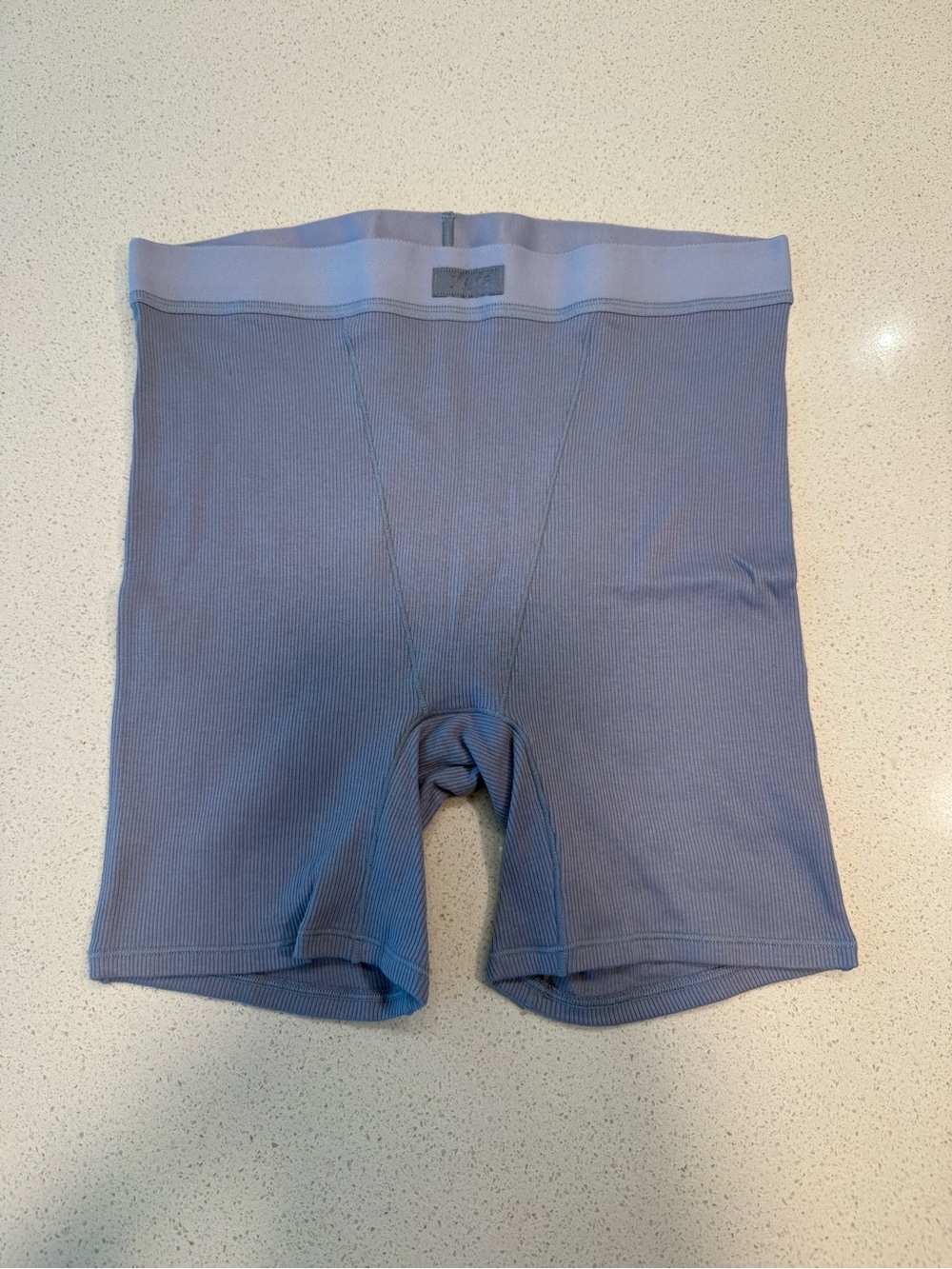 NWOT Skims Cotton Rib Boxer Blue Medium